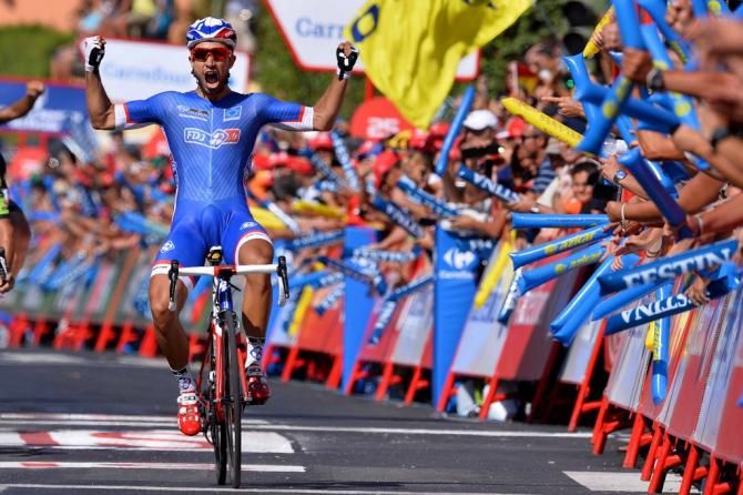 D&eacute;but Vuelta stage win for Nacer Bouhanni (FDJ.fr)