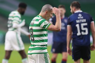 Celtic captain Scott Brown has struggled for form this season