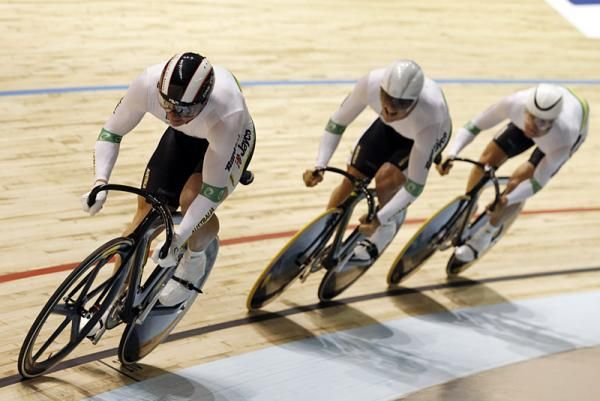 Australia in action during their gold-medal winning effort.