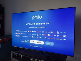 Philo on a TV
