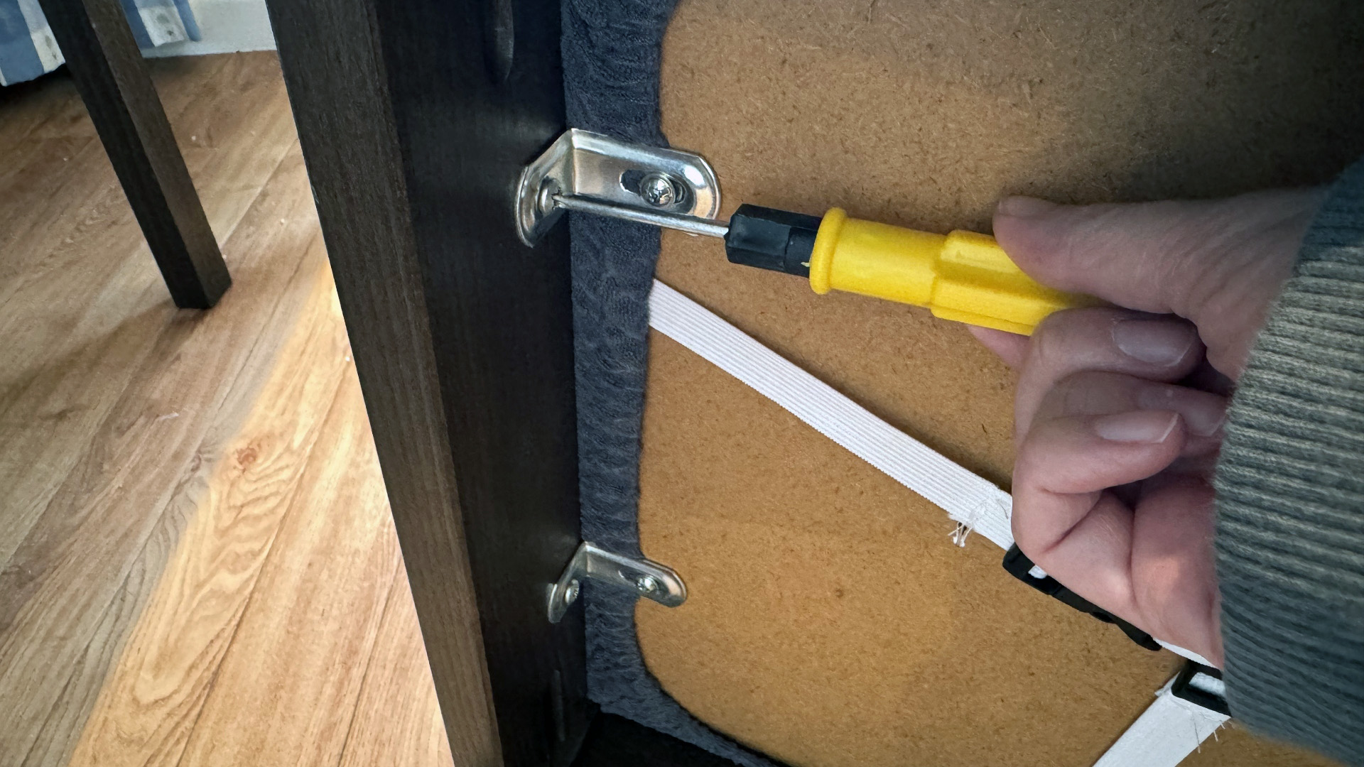 tightening screws on IKEA furiture