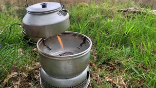 Cooking with a Trangia stove