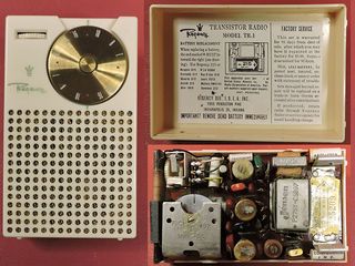 1954's Regency TR-1, the first commercially manufactured transistor radio