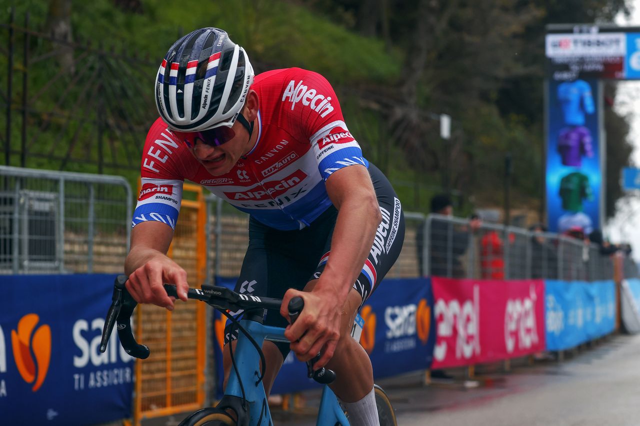 Tirreno Adriatico 2021 - 56th Edition - 5th stage Castellalto - Castelfidardo 205 km - 14/03/2021 - Mathieu Van Der Poel (NED - Alpecin-Fenix) - photo Luca Bettini/BettiniPhoto&Acirc;&copy;2021