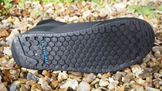 The outsole of the Shimano flat pedal winter boot