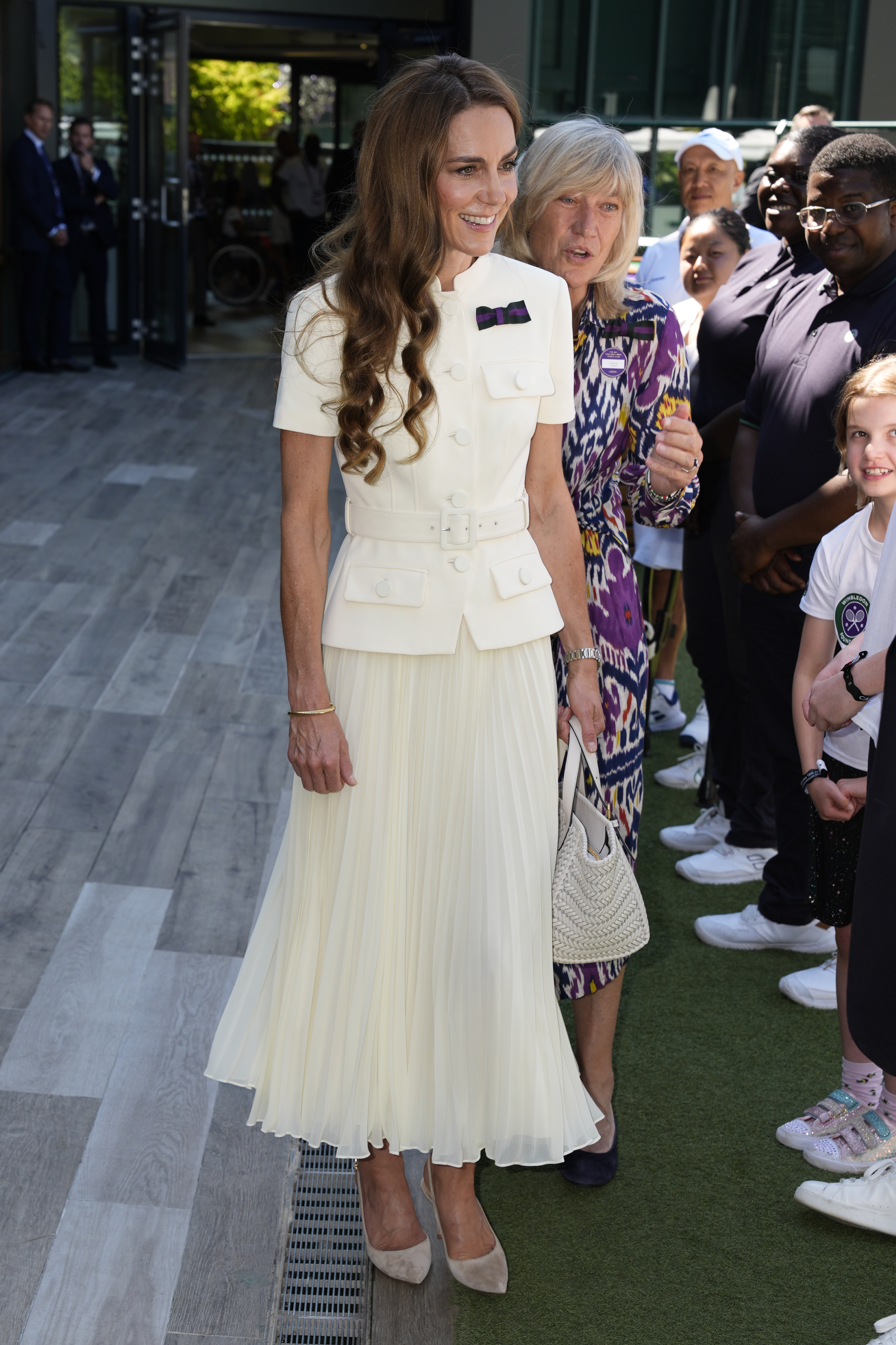 Kate Middleton wearing Self-Portrait at Wimbledon 2025