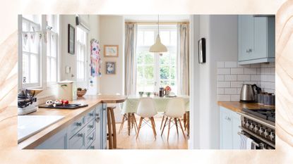  picture of homely kitchen and dining room