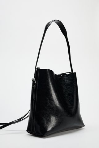 Double Strap Bucket Bag