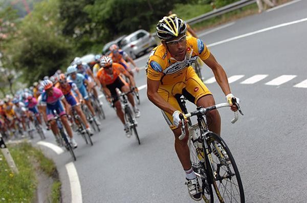 A Saunier Duval rider has a go.