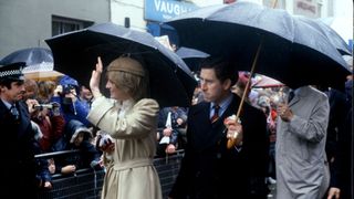 Charles and Diana's First Official Wales Visit