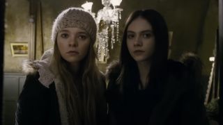 The sisters from Incident in a Ghostland looking concerned