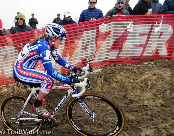 Katie Compton (Planet Bike) seeks a seventh straight US 'cross championship on Sunday.