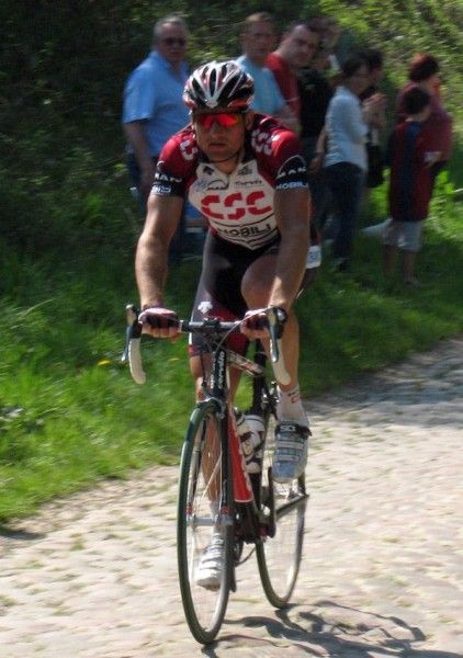 Luke Roberts (Team CSC) helped O'Grady to the win.
