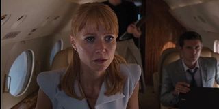 Pepper Potts airplane avengers movie