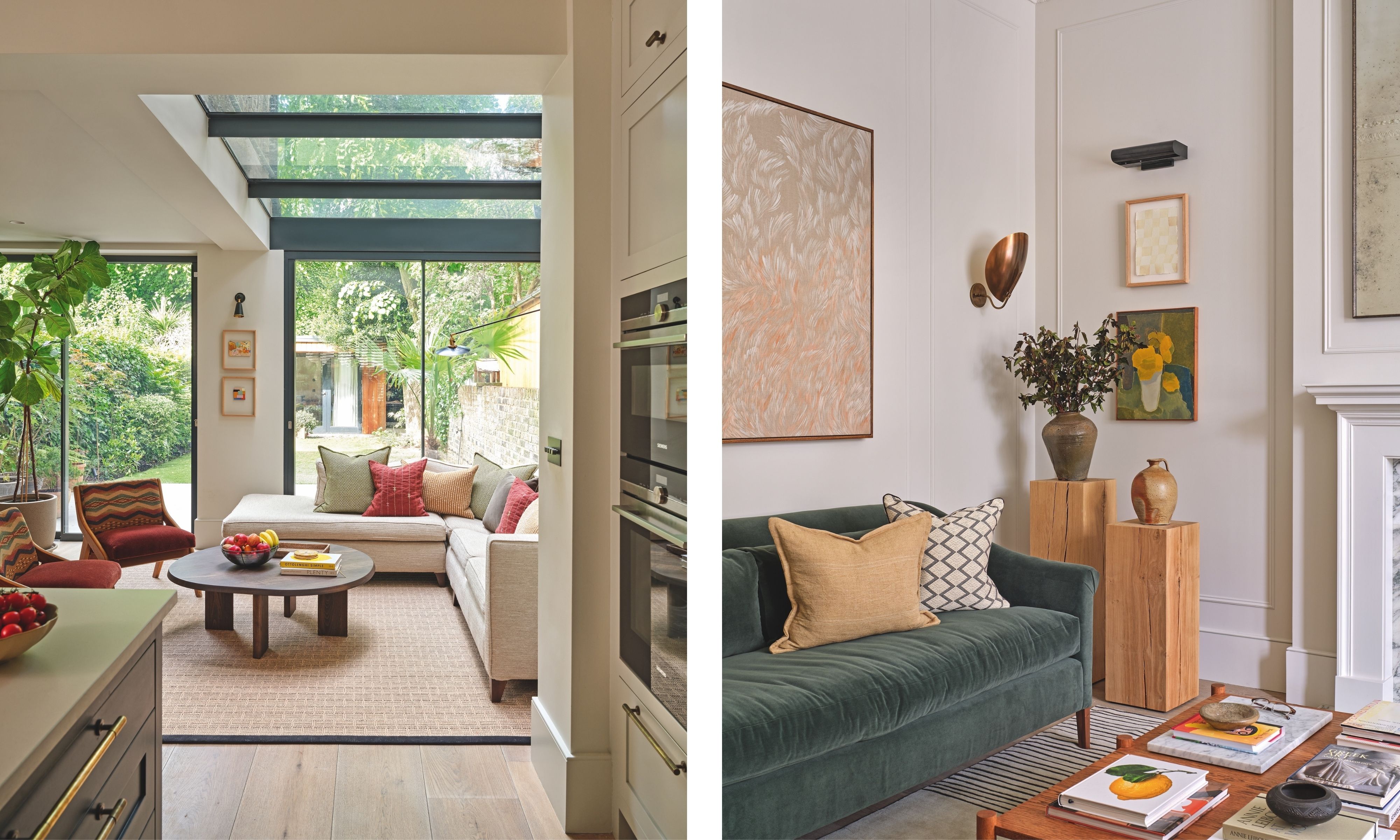 Kitchen and sitting room