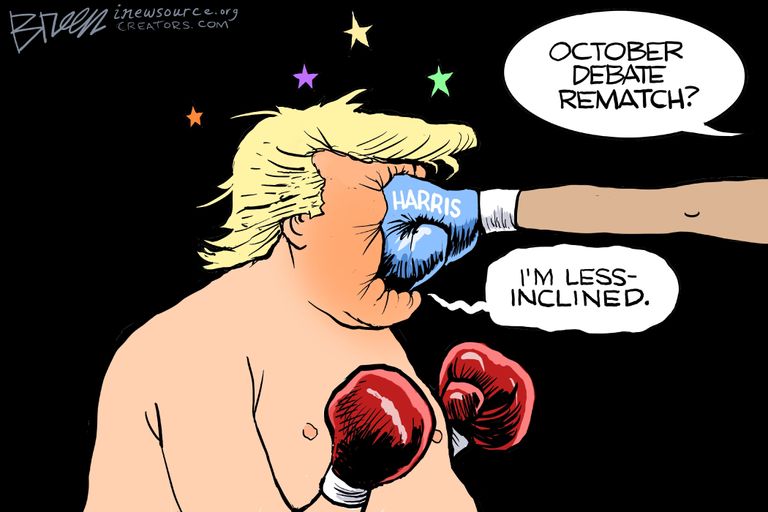 5 Cleverly Clashing Cartoons About The Presidential Debate | The Week