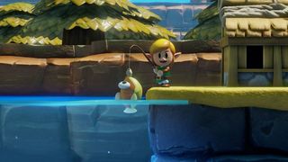 The Legend Of Zelda Link's Awakening fishing