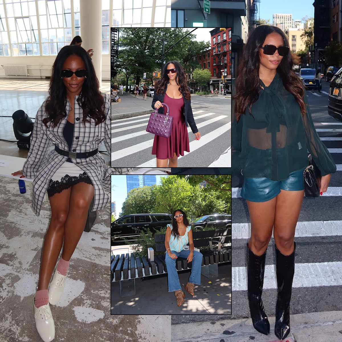 sierra mayhew wearing fashion week attire