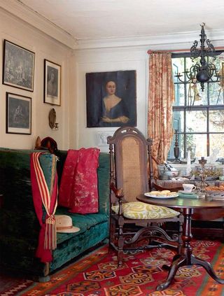 Traditional room in Georgian townhouse