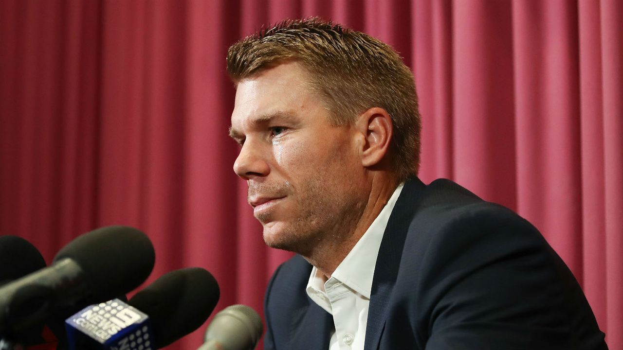 David Warner Australia cricket ball-tampering