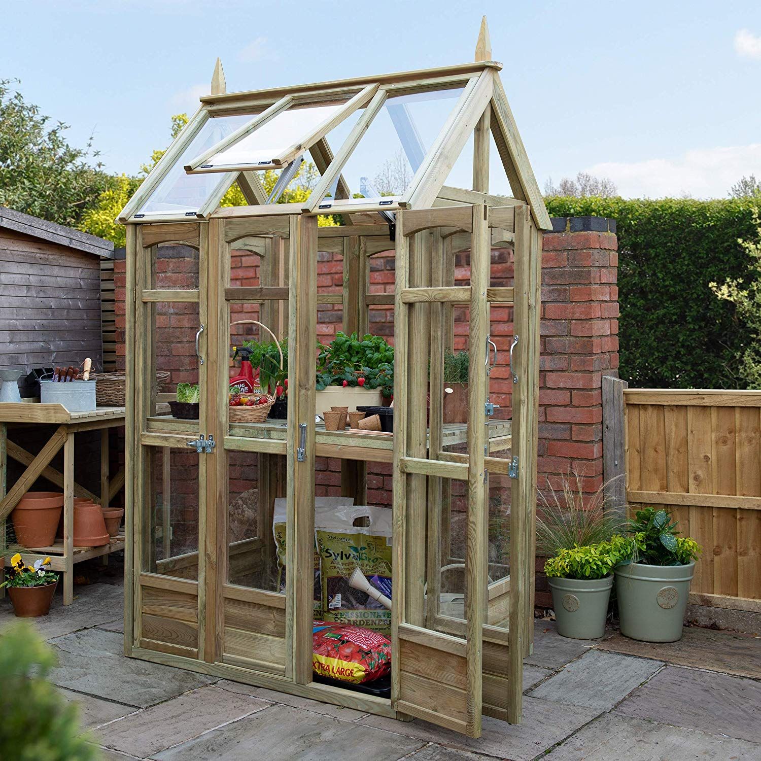 Victorian Walk Around Greenhouse by Forest Garden