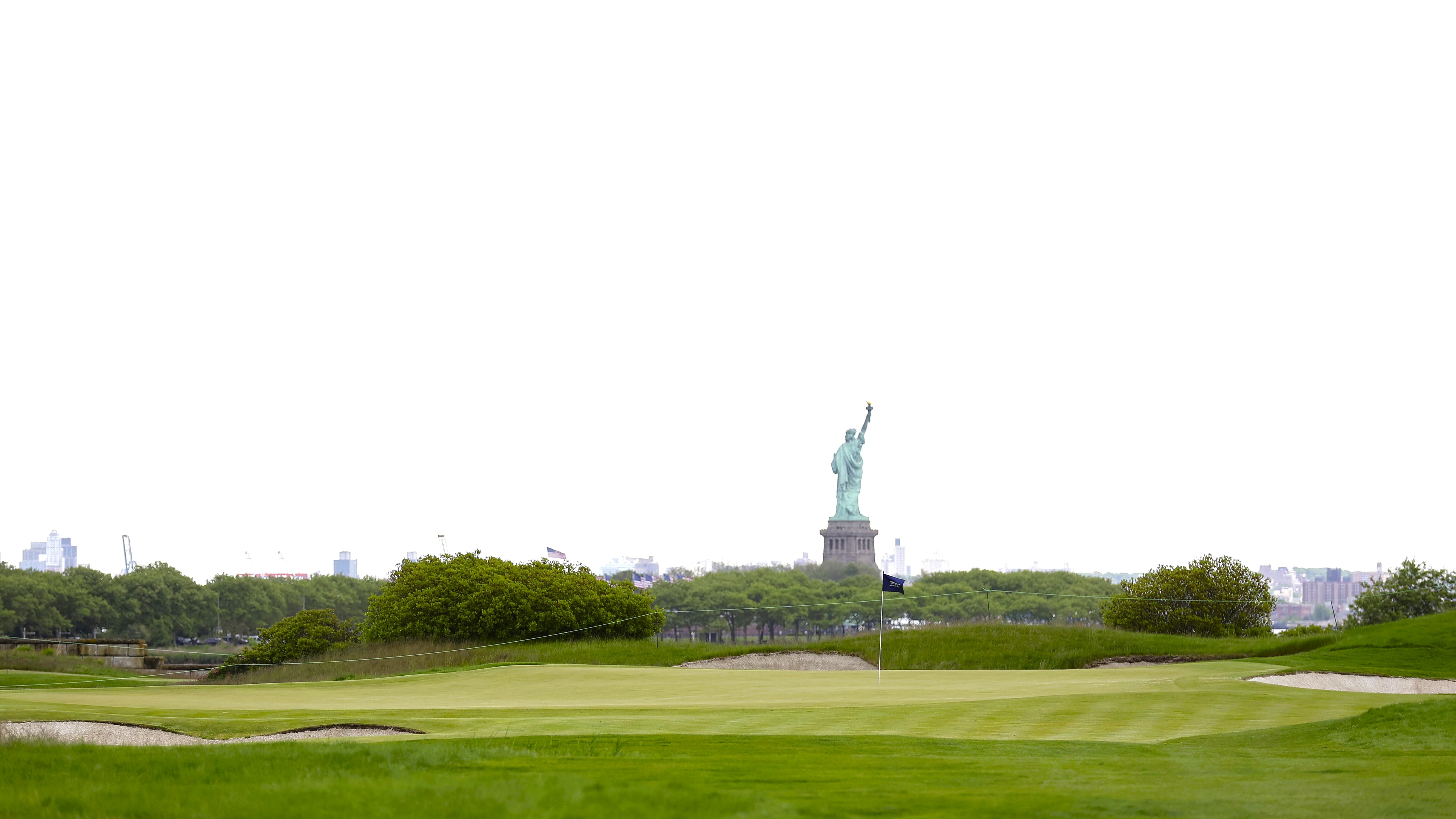 Liberty National 2nd green