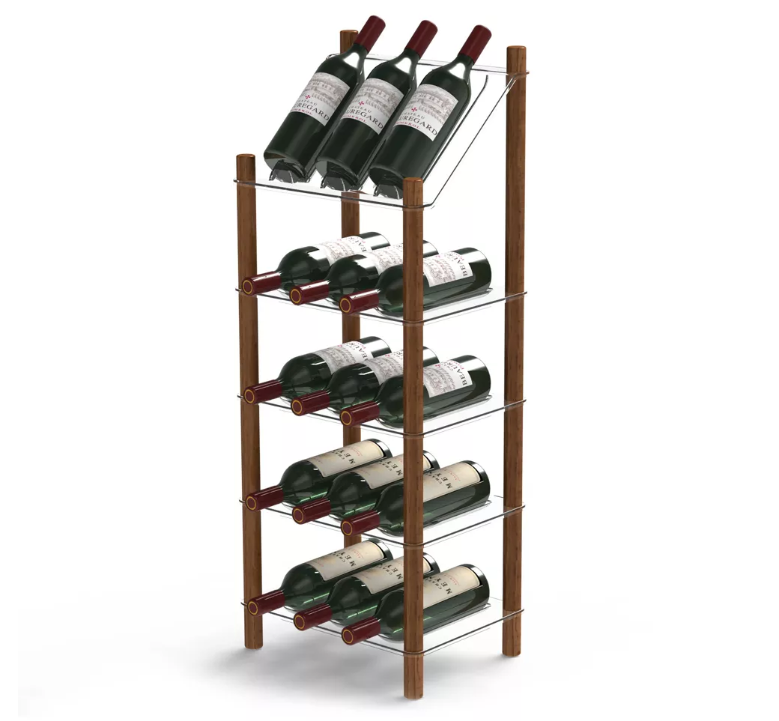 This Viral $48 Floating Wine Rack is Absolutely Genius | Livingetc