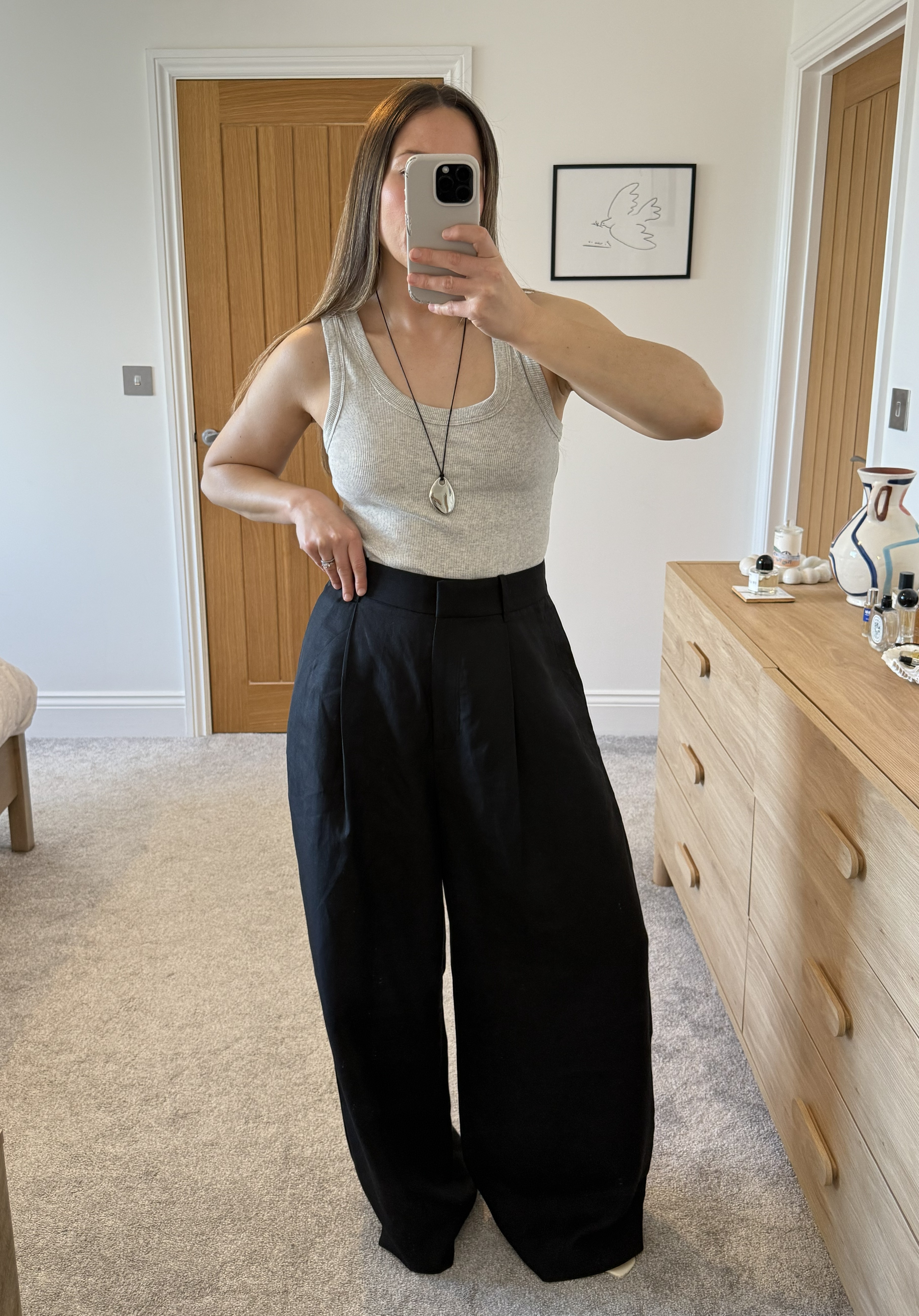 COS linen trousers