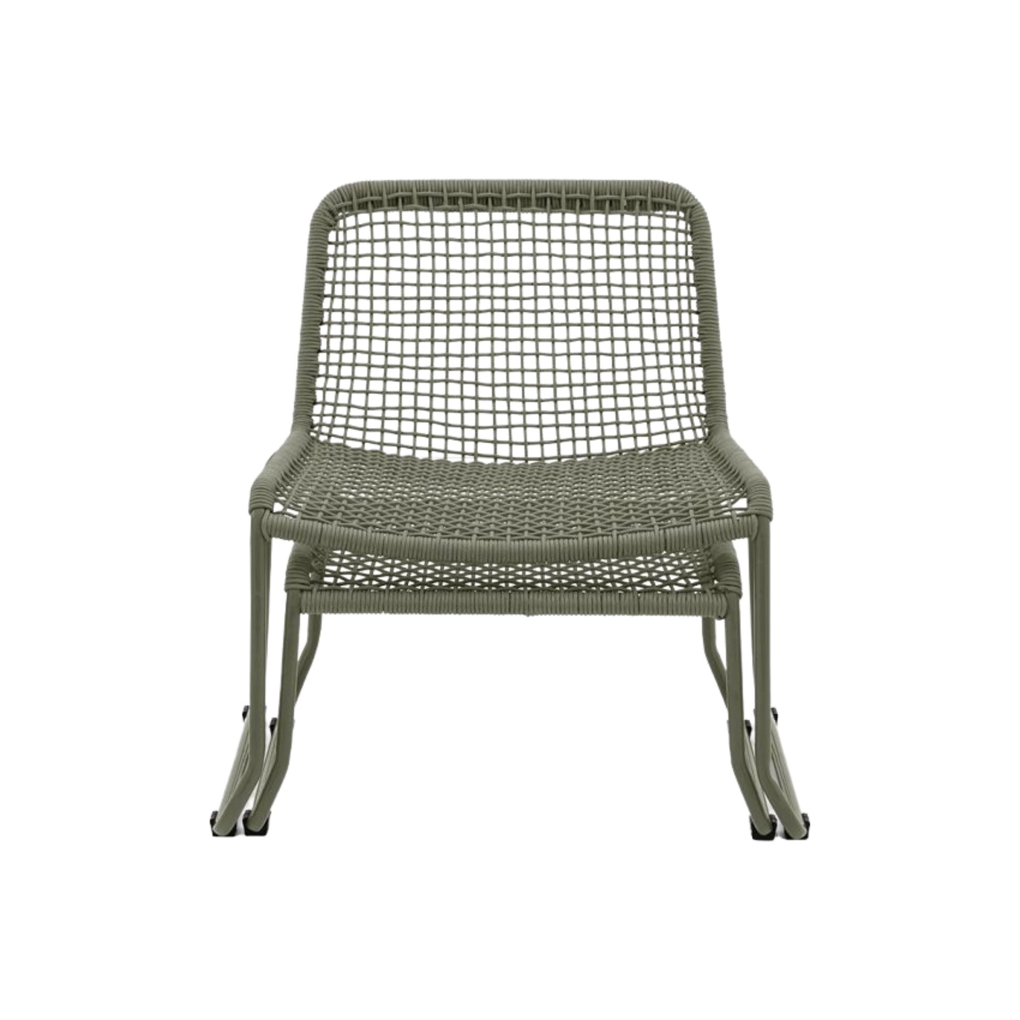 Take-A-Break Lounge Chair With Footstool in Green