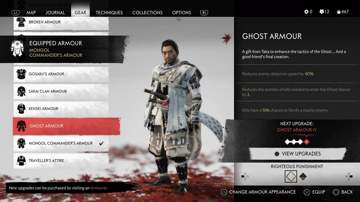 Best Ghost Of Tsushima Armor: All Ghost Armor, Gosaku, Kensei, And More ...