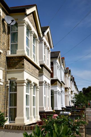 Edwardian terraced houses will have been built using traditional, breathable materials, so avoid cement repairs