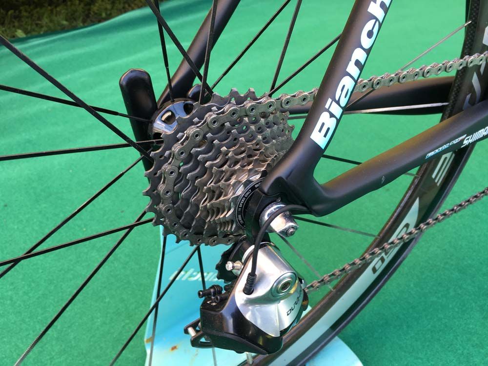 Kruijswijk didn't go for anything too crazy when it came to rear cassette selection