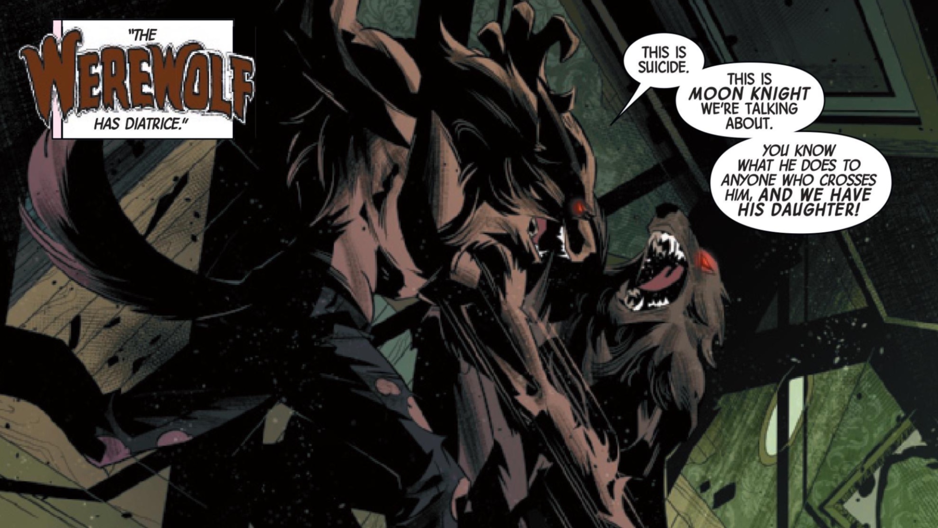 Moon Knight VS Werewolf By Night #1