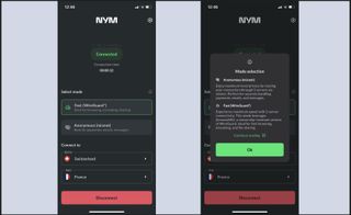 NymVPN on iOS