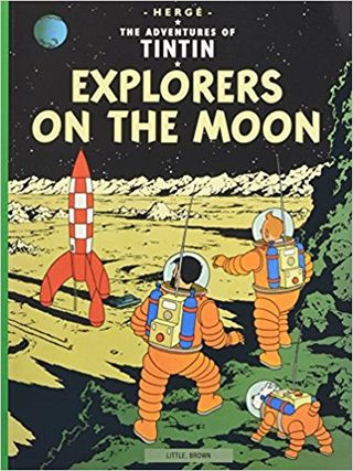 The moon rocket from "The Adventures of Tintin: Explorers on the Moon" by Hergé. SpaceX CEO Elon Musk has said he admired the design of the Tintin moon rocket when updating the BFR rocket design.