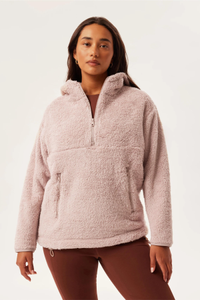 Girlfriend Collective Quartz Recycled Fleece Hoodie $138 $69 | Girlfriend Collective