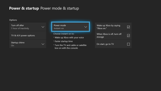 Xbox One Power Options