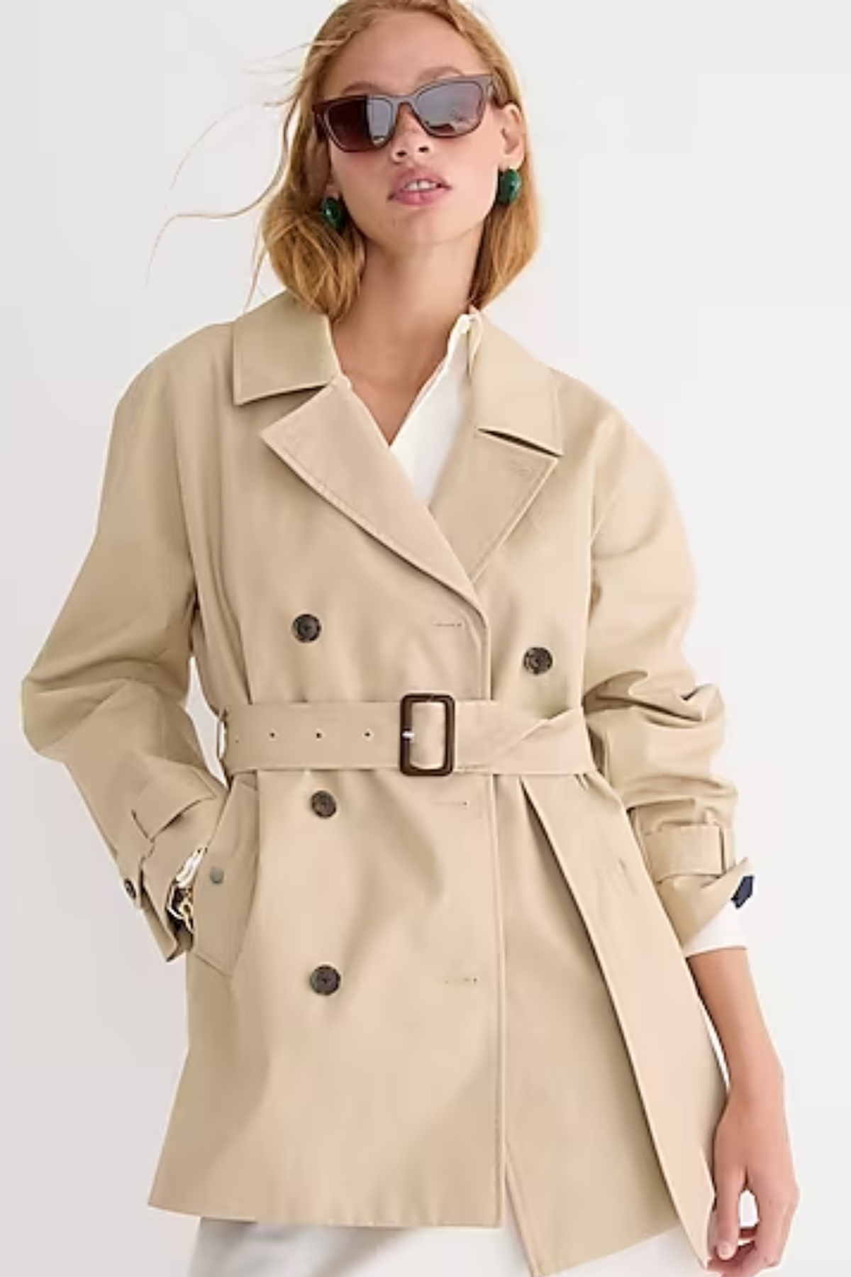 J.Crew Short trench coat