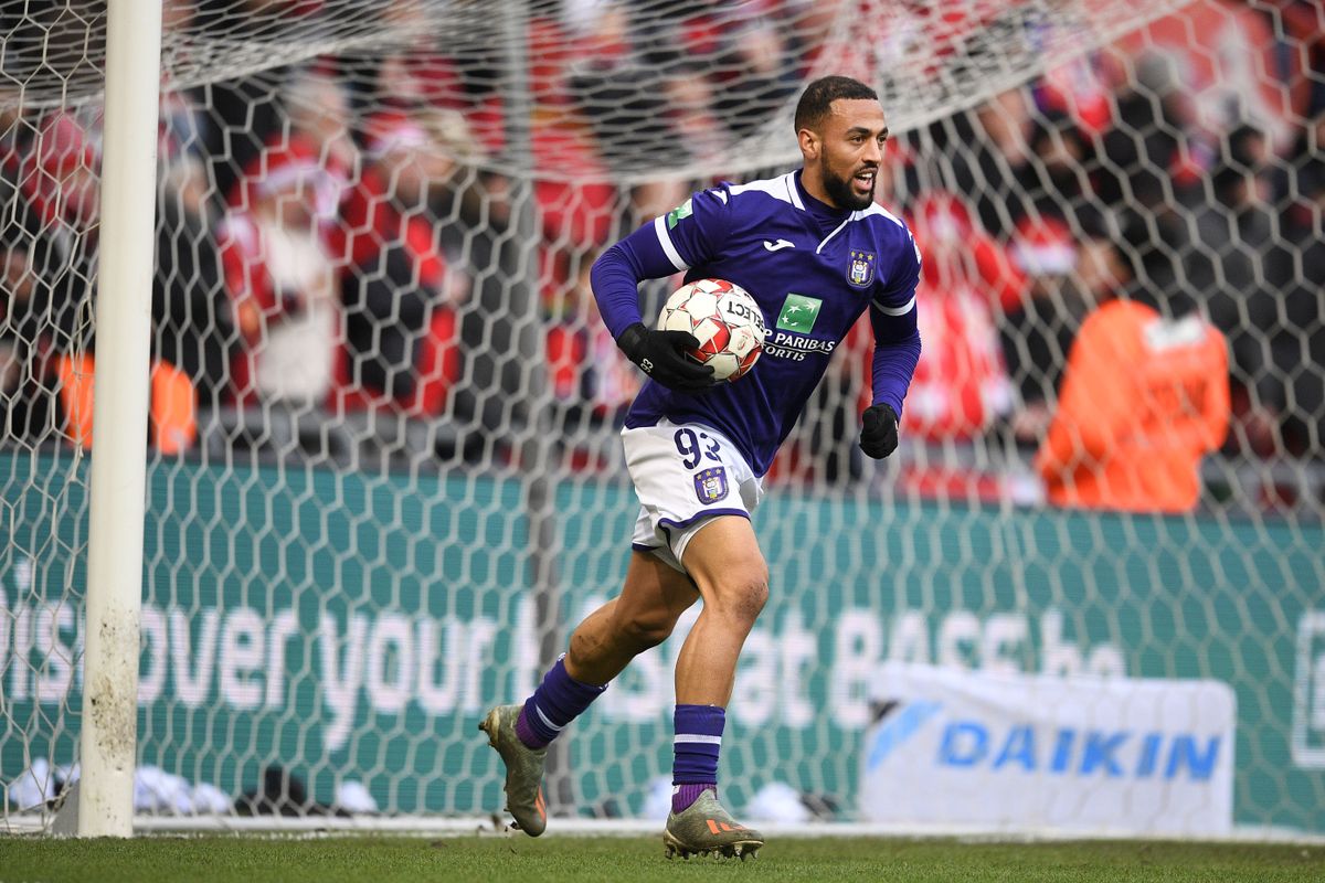 Kemar Roofe playing for Anderlecht