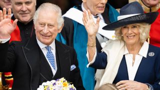 King Charles III and Camilla, Queen Consort attend the Royal Maundy Service at York Minster