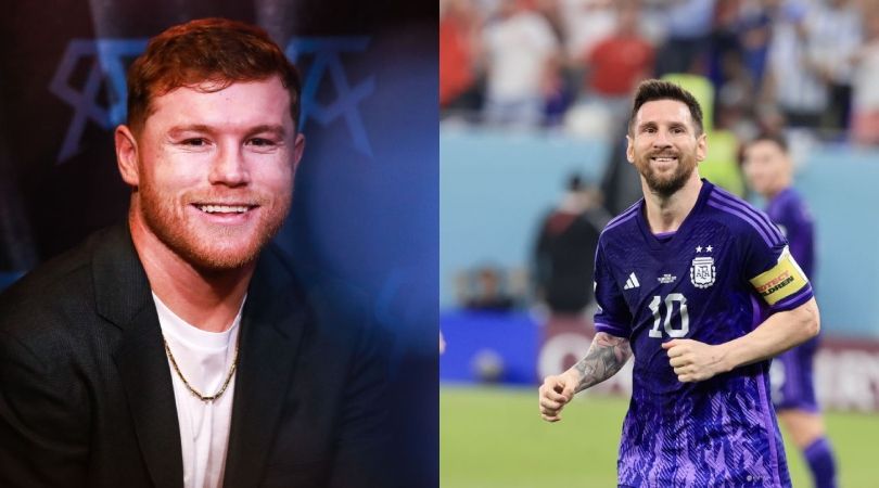 Lionel Messi Canelo Alvarez World Cup 2022