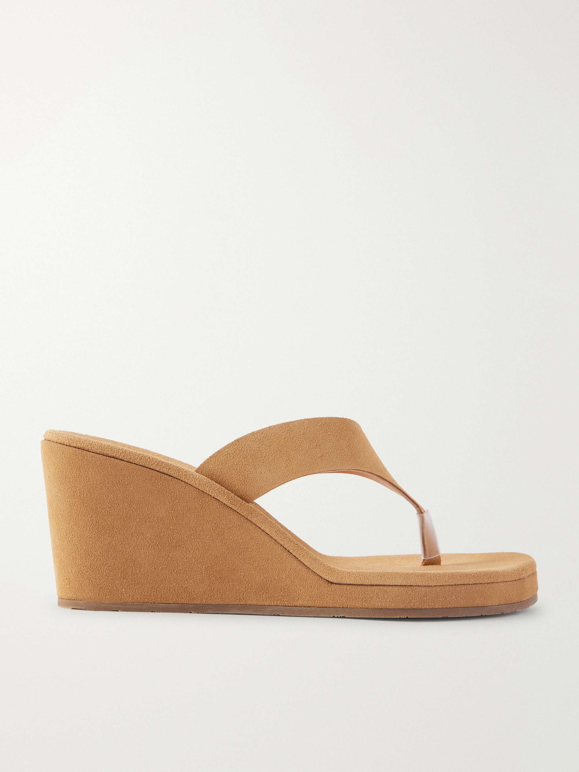 Charys Suede Wedge Sandals