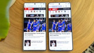 Galaxy S25 Ultra vs Galaxy S26 Ultra Display Test.
