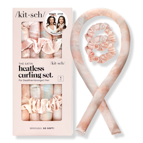 Satin Heatless Curling Set - Tie Die