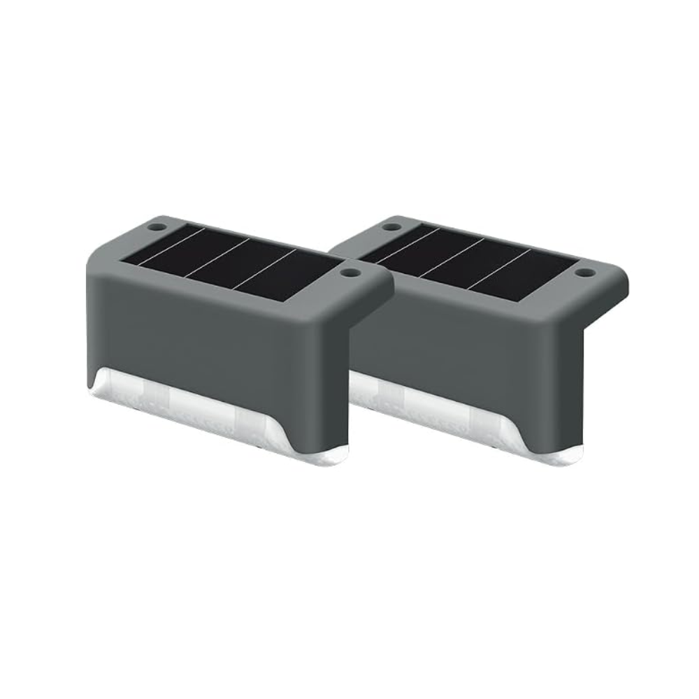 GIGALUMI Solar Deck Lights in grey
