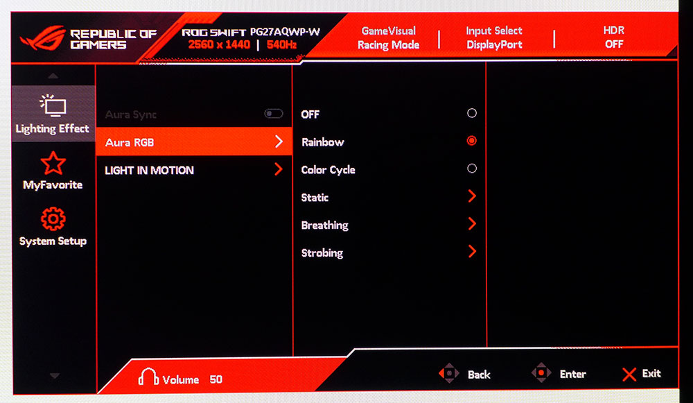 Asus ROG Swift PG27AQWP-W