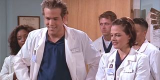 Michael "Berg" Bergen cutting up in a hospital on Two Guys, A Girl And A Pizza Place