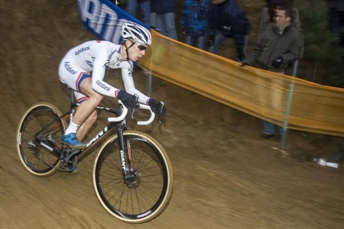 World Cup leader Lars van der Haar (Rabobank Development Team) rode consistently at the front of the race en route to his third World Cup victory of the season