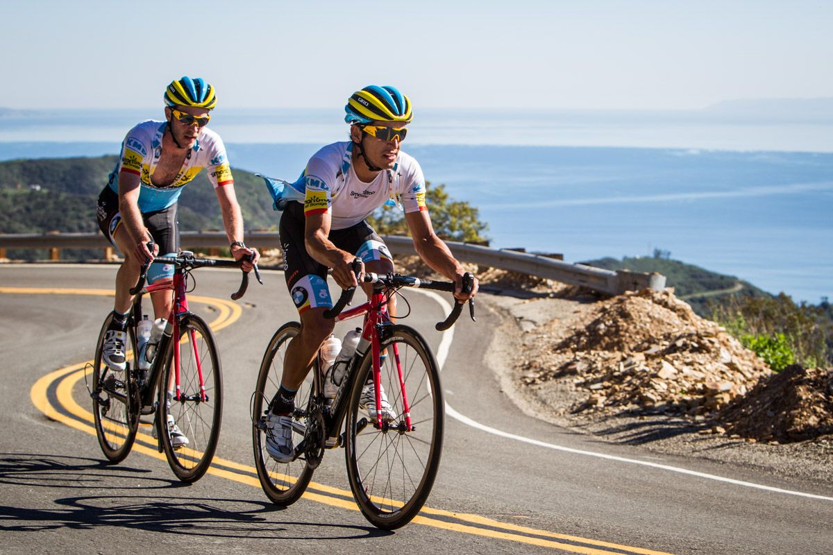 Riders got to enjoy sunny rides along the California coast.