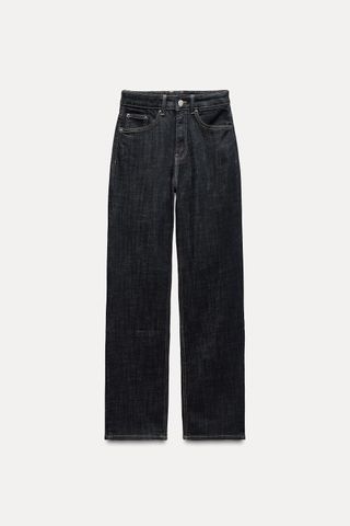 Trf Straight Leg Stretch Jeans With a High Waist